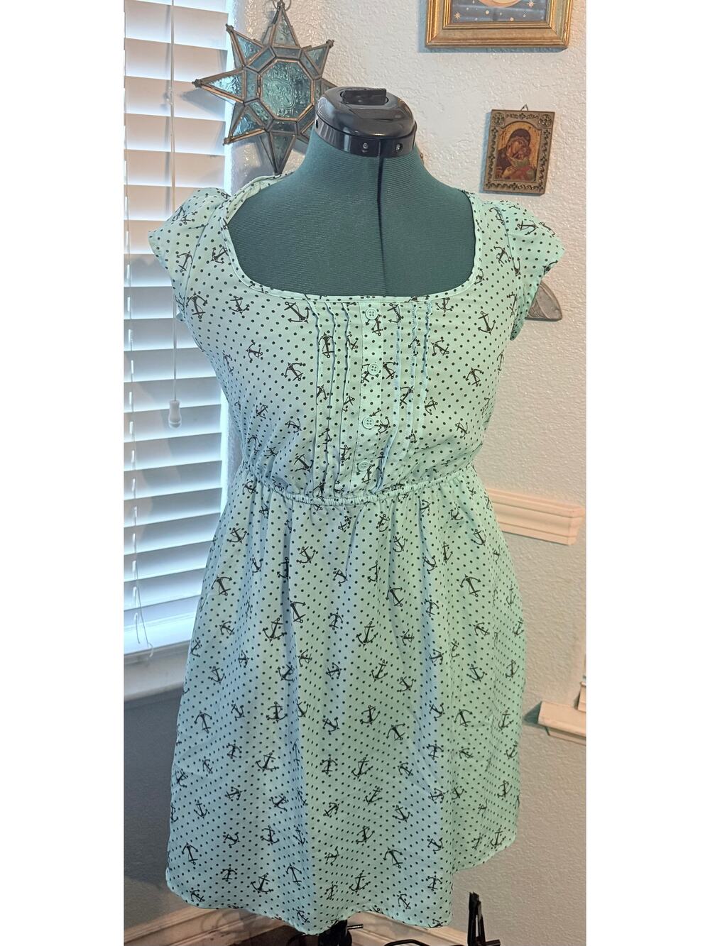 Polka dots with Anchors Dress
